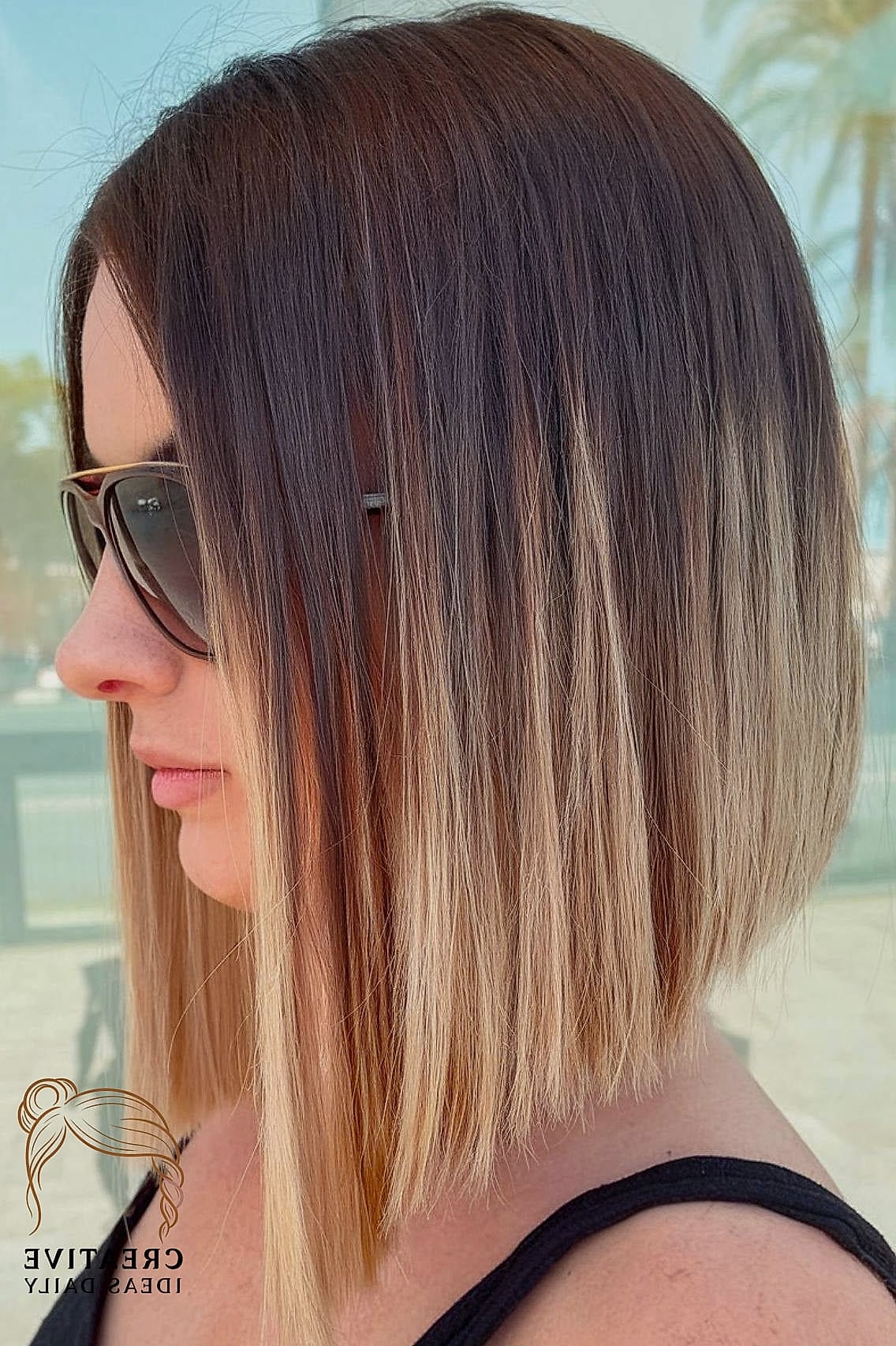 Angled Bob with Longer Front Pieces