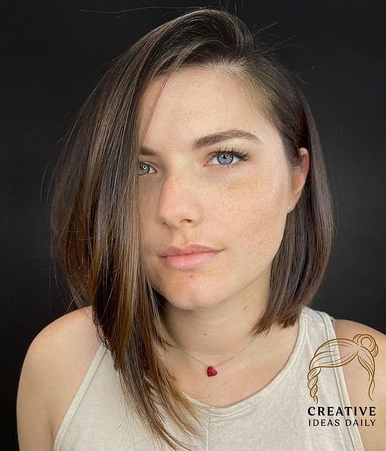 Asymmetrical Medium Cut