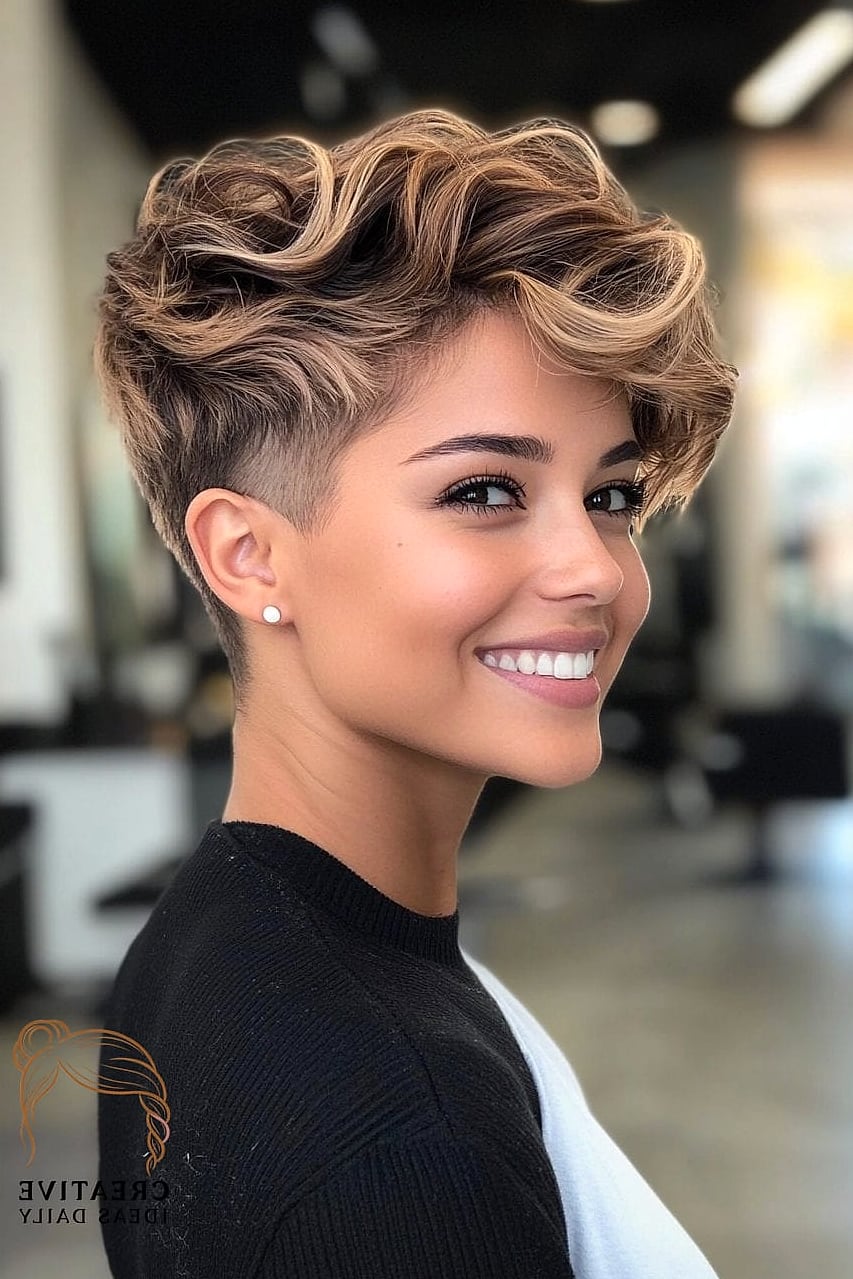 Balayage Pixie Crop