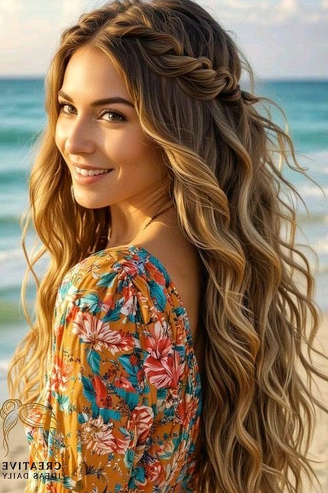 Beach Waves With Long Layers