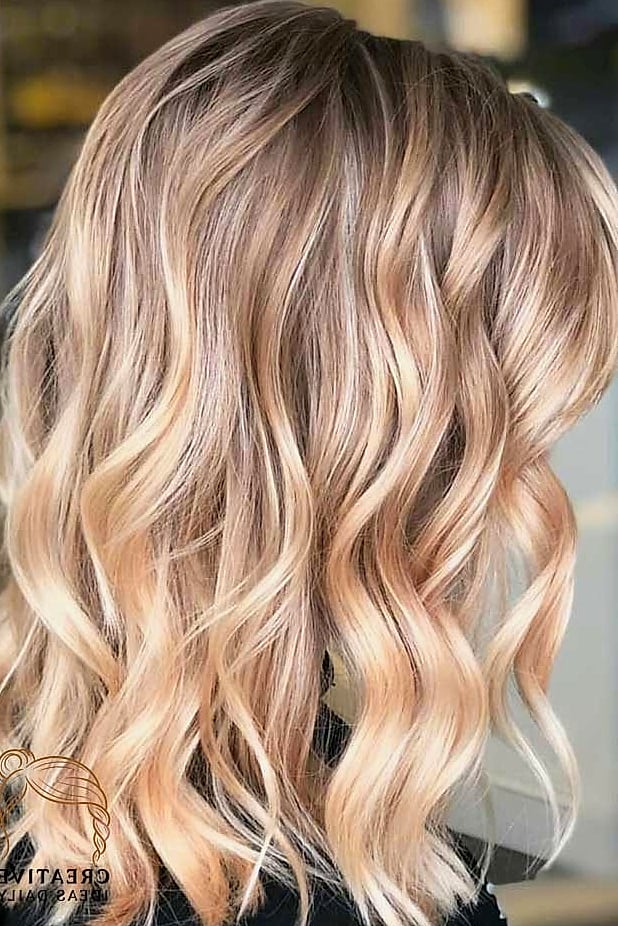 Beachy Waves With Balayage