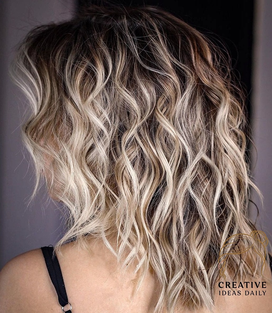 Beachy Waves with Highlights