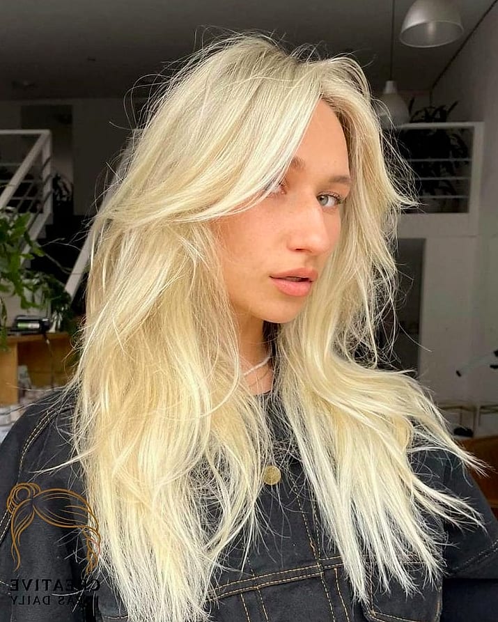 Blonde Wolf Cut