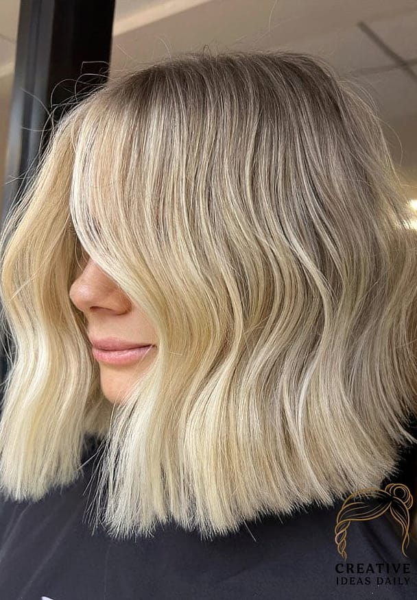 Blunt Blonde Bob