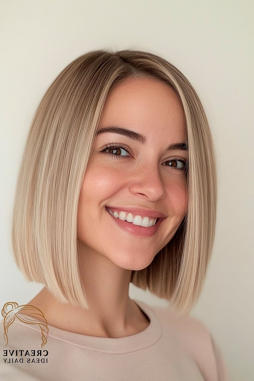 Blunt Bob With Micro Bangs