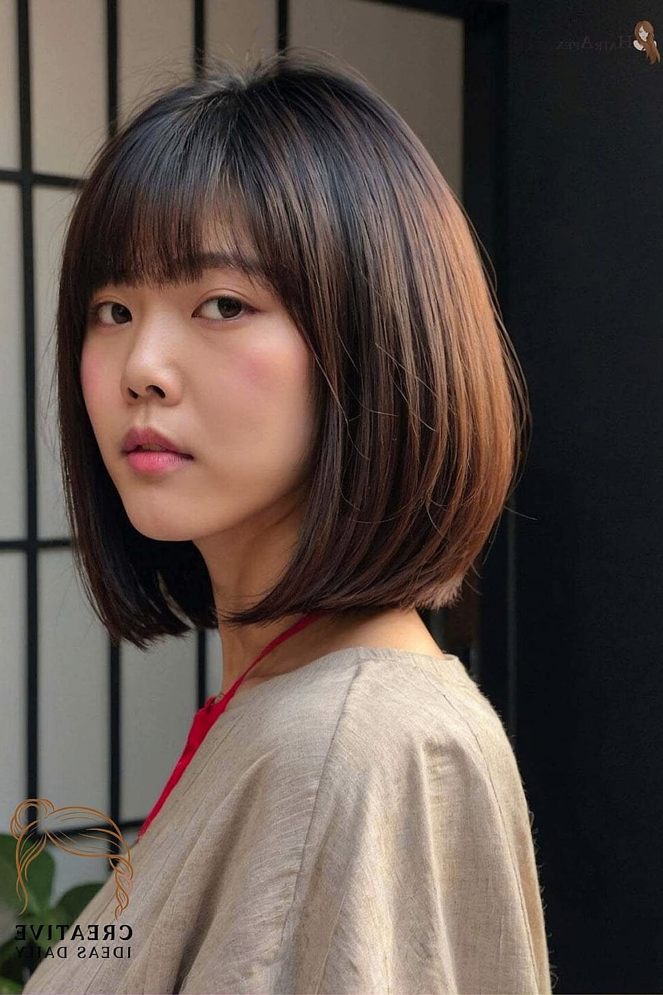 Blunt Chin-Length Bob