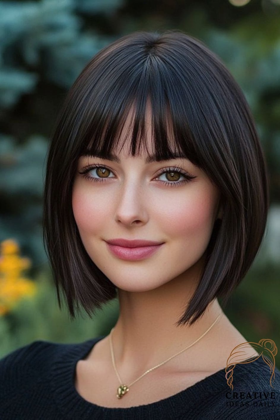 Blunt Chin-Length Bob
