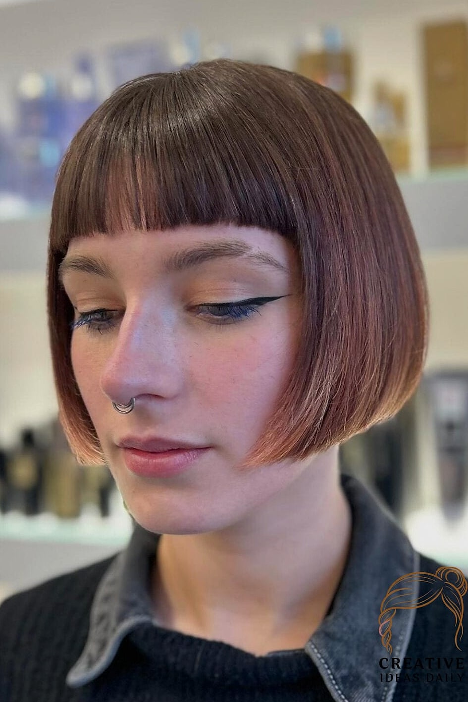 Blunt French Bob