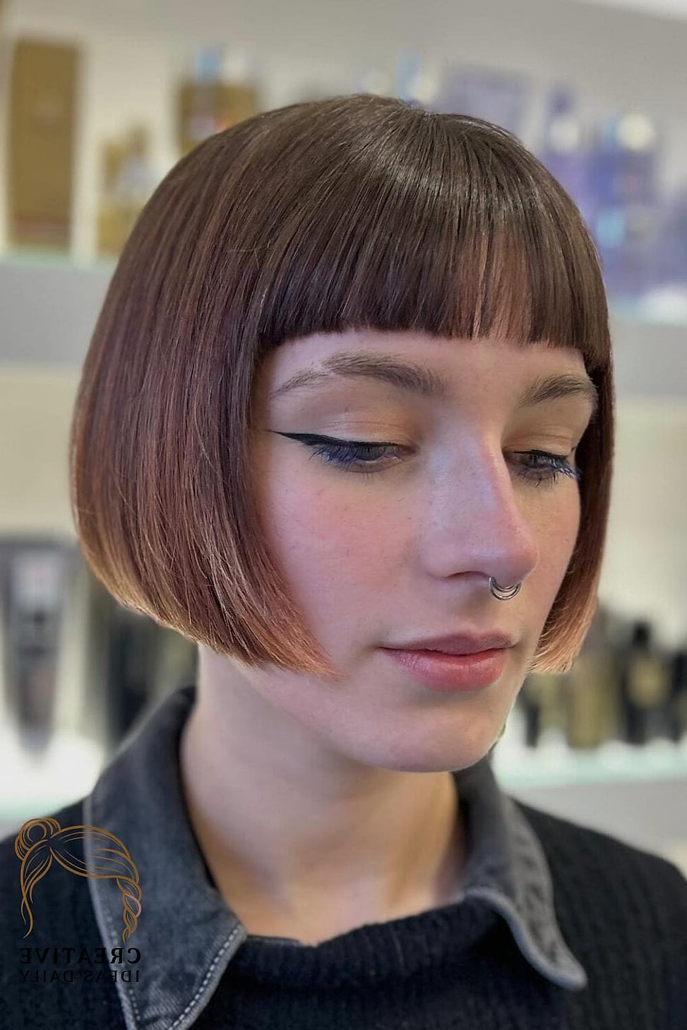 Blunt French Bob