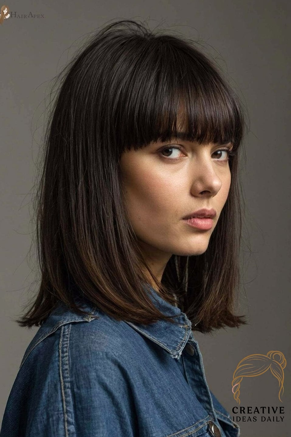 Blunt Fringe Bowl-Inspired Cut