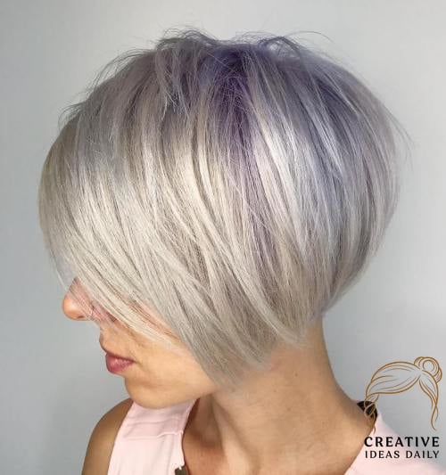 21 Short Hair Men Ideas That Are Trending Right Now 8 Bob with Colored Roots