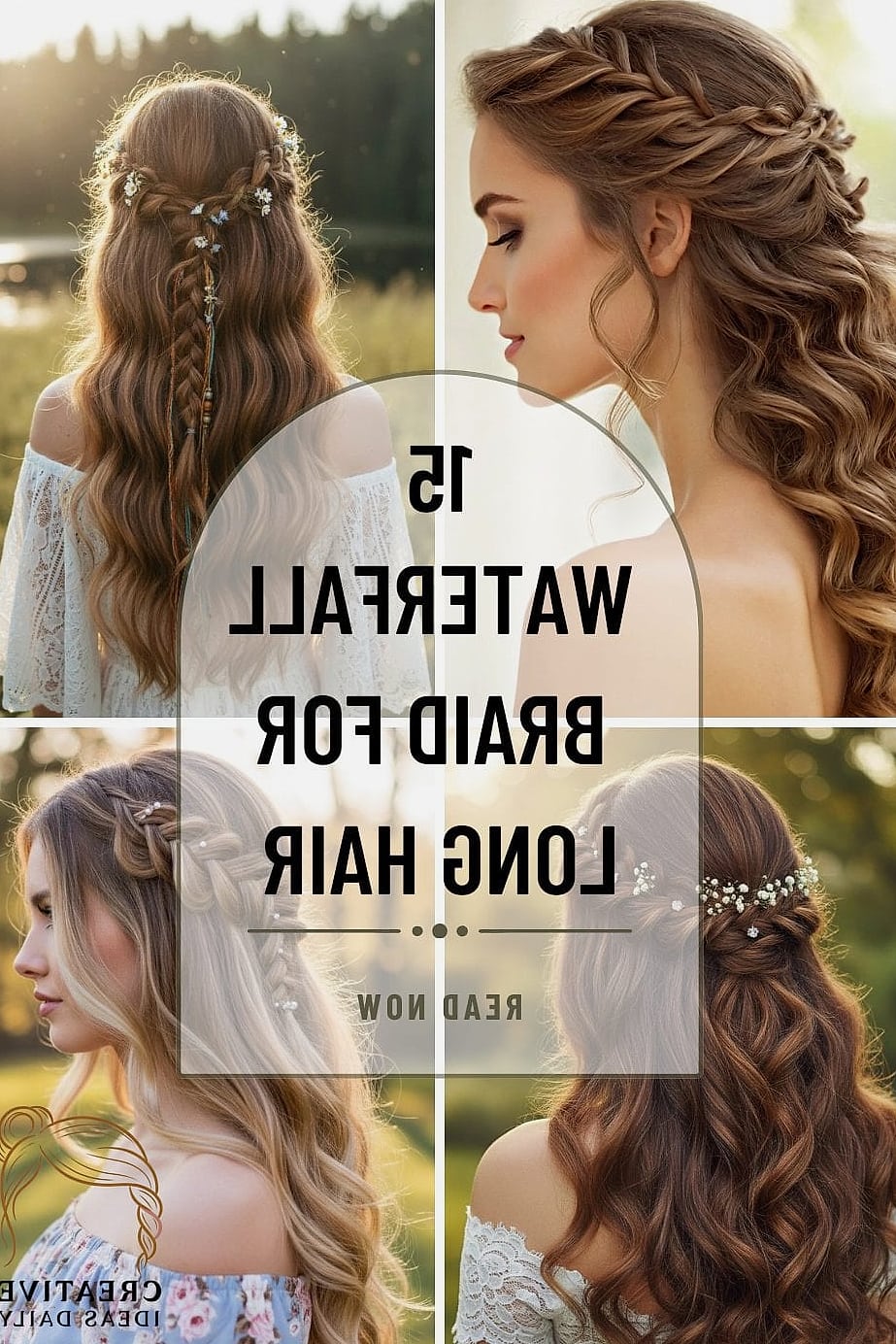 Boho Waterfall Braid