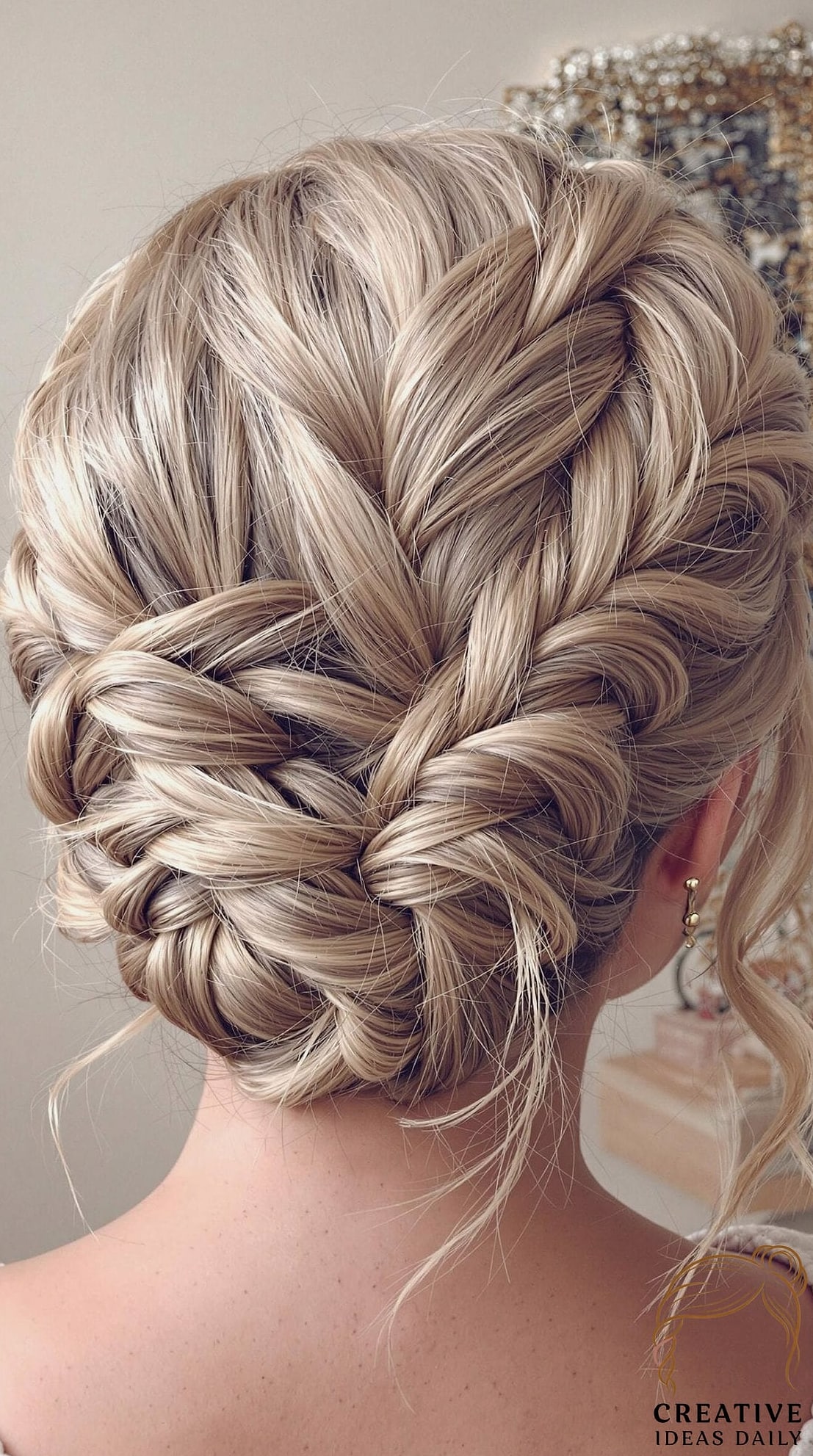 21 Updos For Long Hair Ideas That Are Trending Right Now 2 Braided Crown Updo