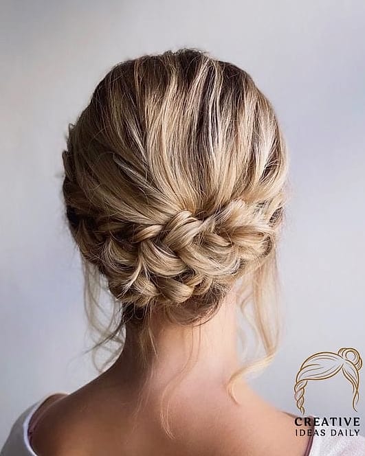 Braided Low Bun