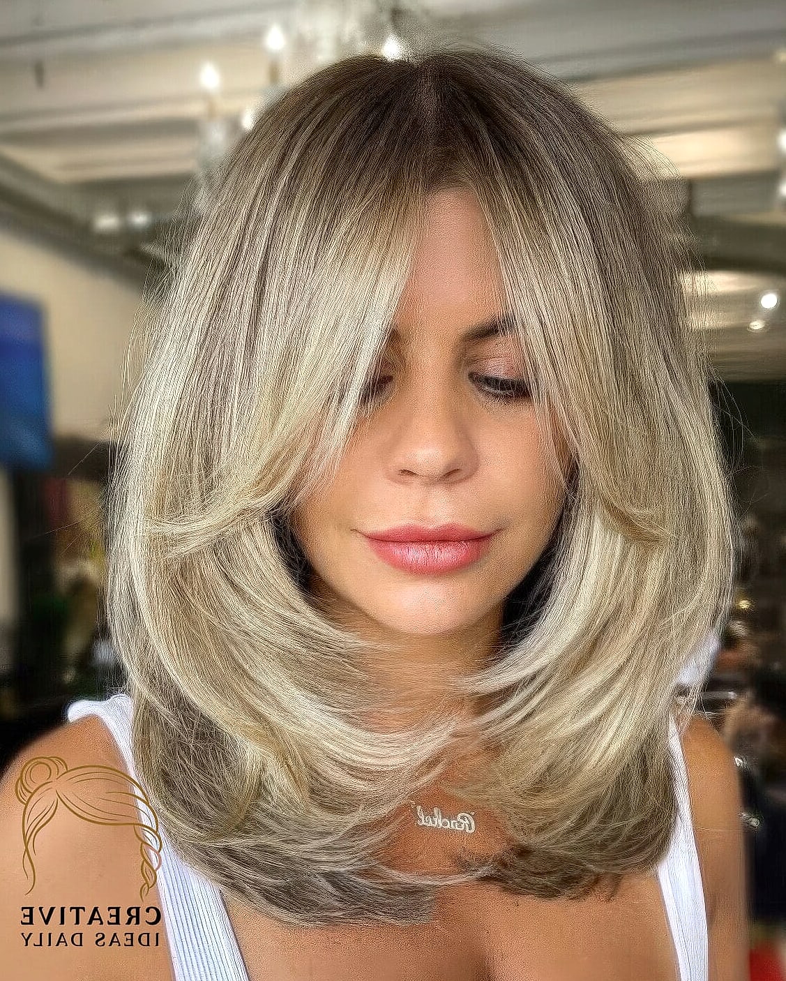 Butterfly Cut for Medium Hair