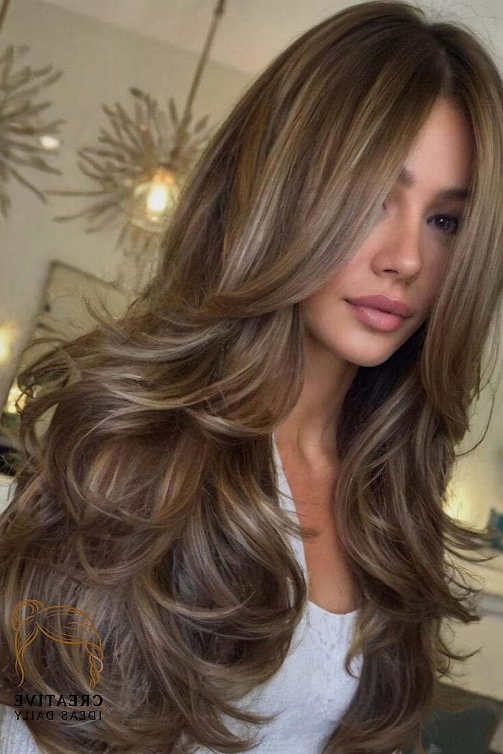 Butterfly Haircut With Balayage
