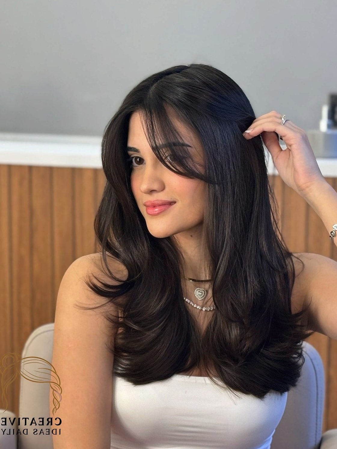 Butterfly Layers for Long Hair