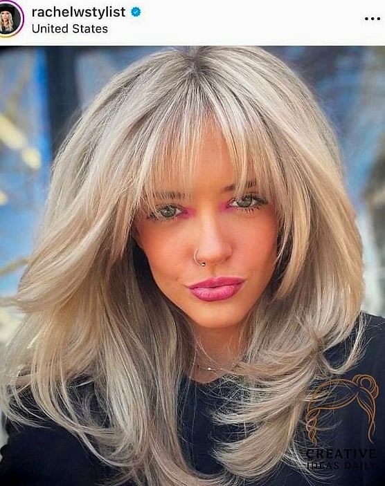 Butterfly Shag With Bangs