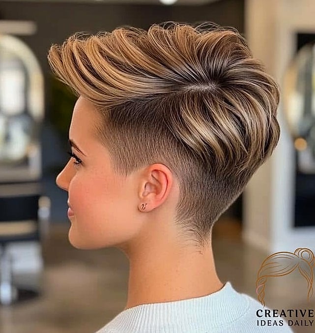 Buzzed Undercut Pixie