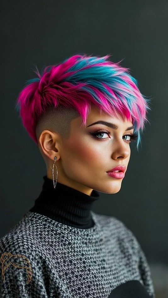 Buzzed Undercut Pixie