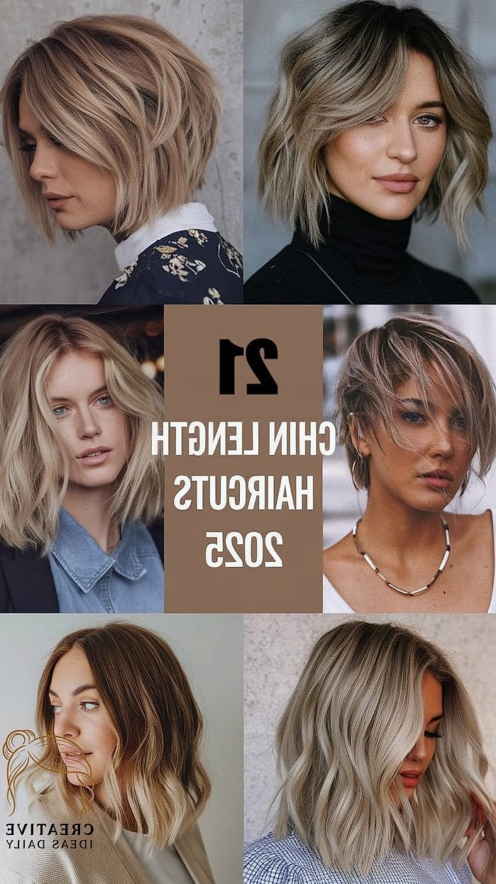 22 Short Hair Haircuts Ideas That Will Transform Your Look 14 Chin-Length Bob with Layers