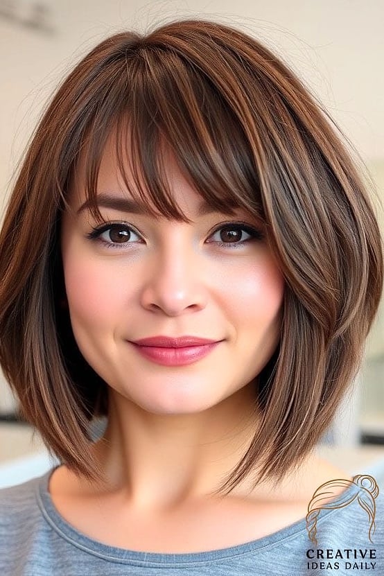Chin-Length Bob with Volume