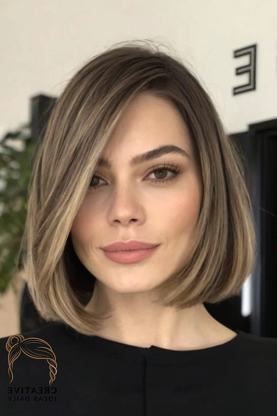 Chin-Length French Bob