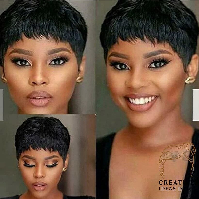 Chocolate Brunette Pixie