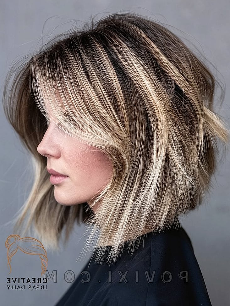 Choppy Bob with Bangs