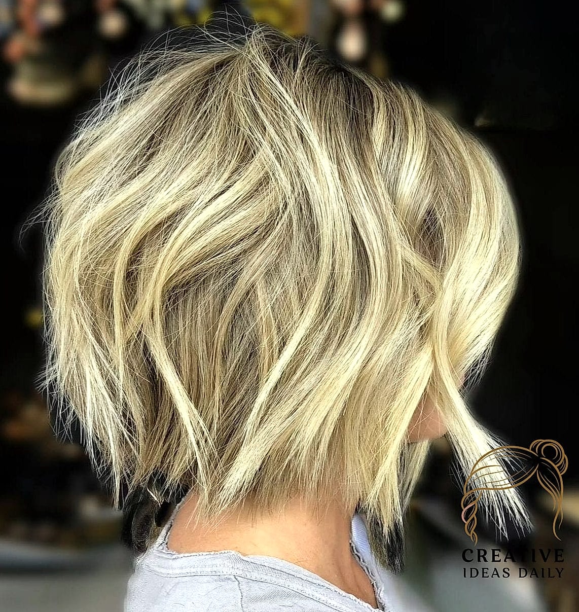 Choppy Bob with Undercut