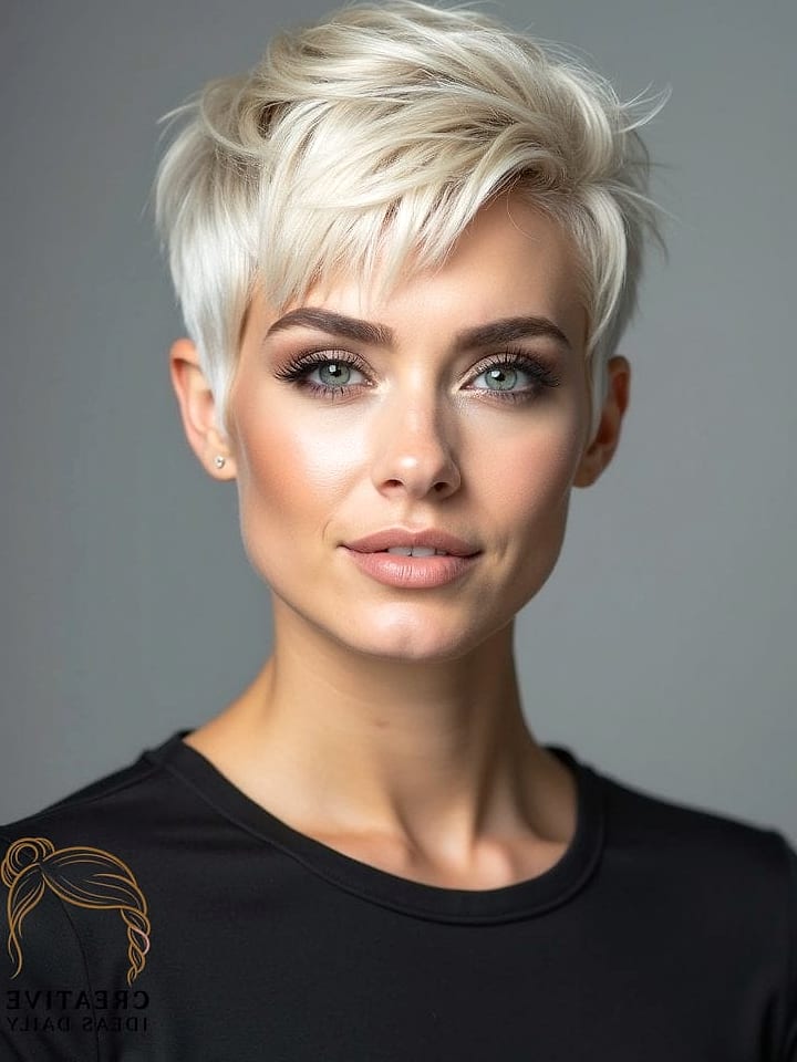 Choppy Layered Pixie Bowl Cut