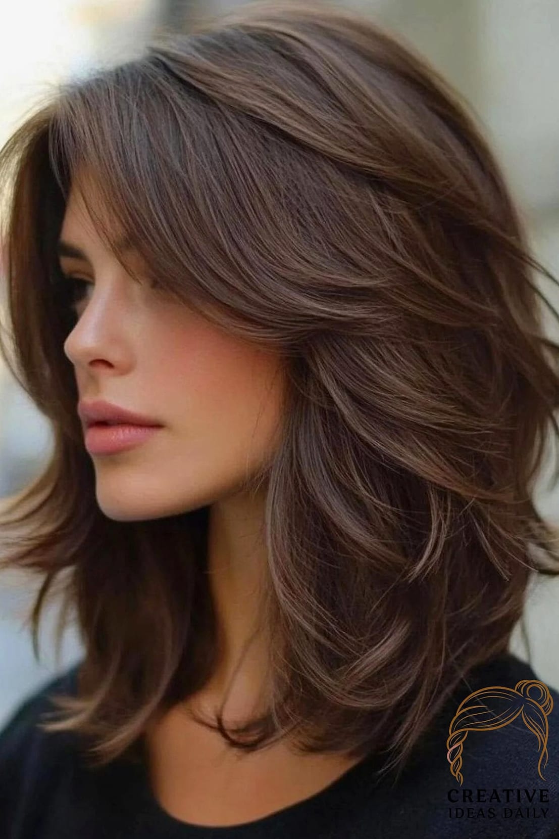 Choppy Layers With a Side Part
