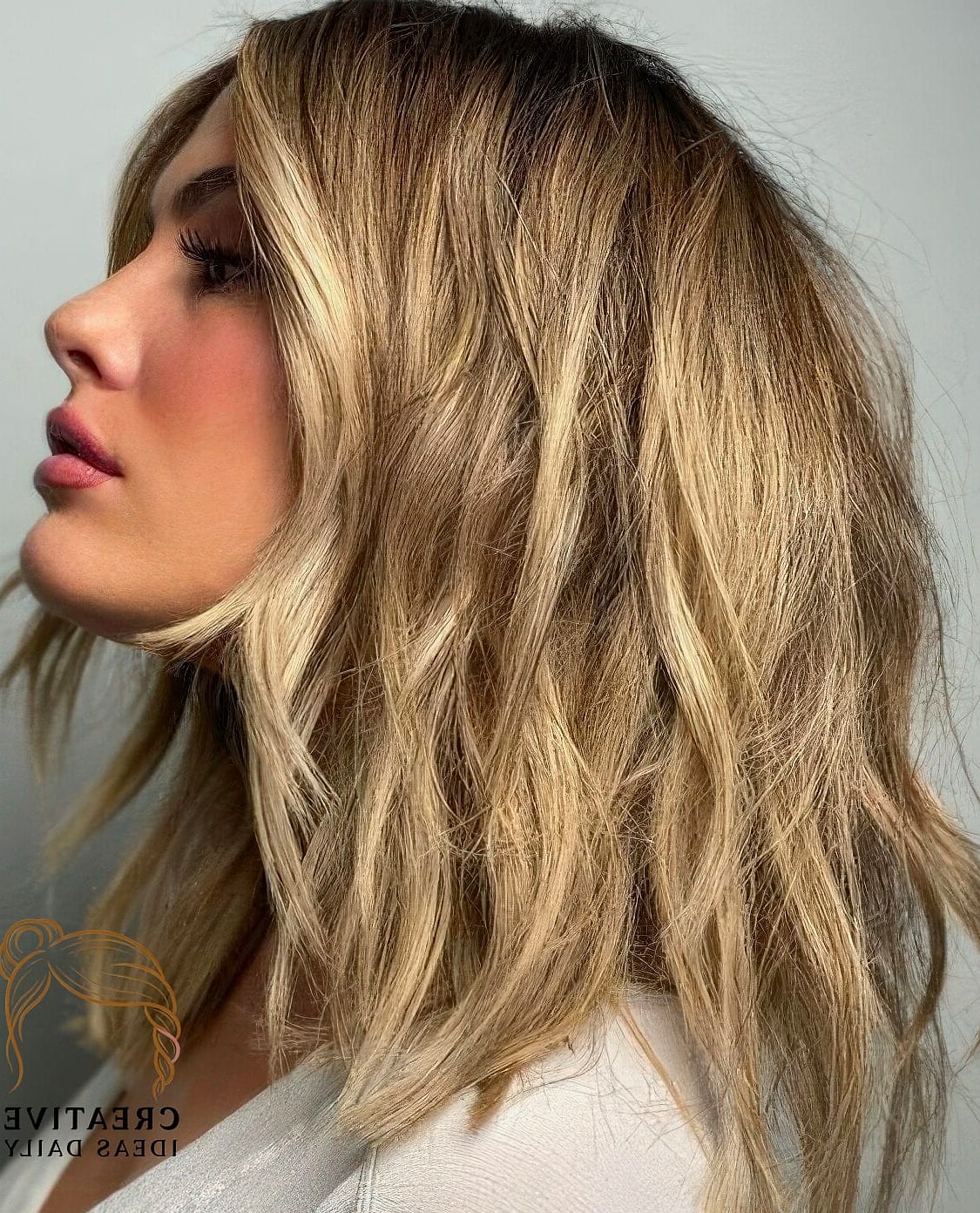 Choppy Layers With Wispy Bangs