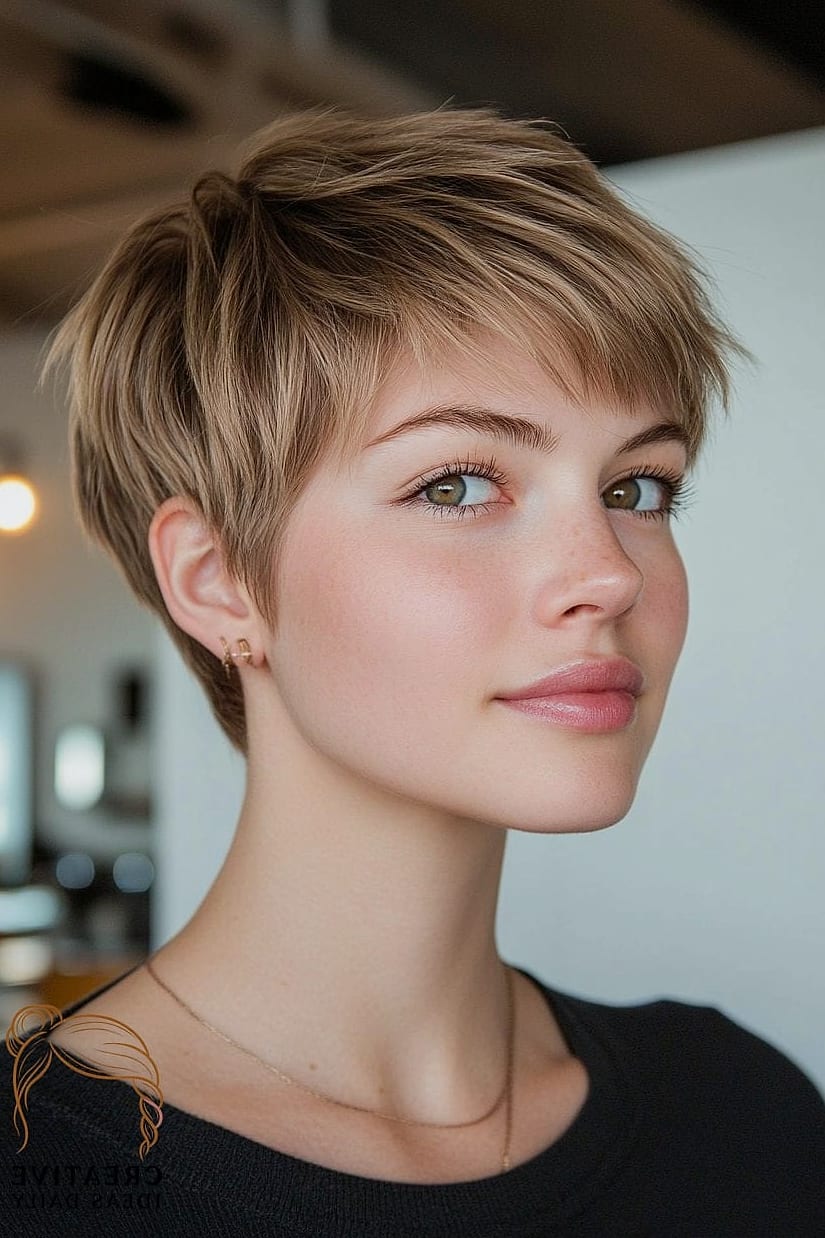 Choppy Pixie with Undercut