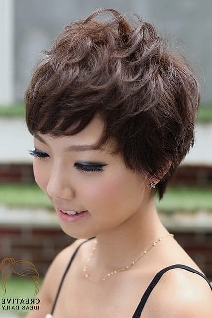 21 Asian Short Hair Ideas That Are Trending Right Now 11 Choppy Pixie with Undercut