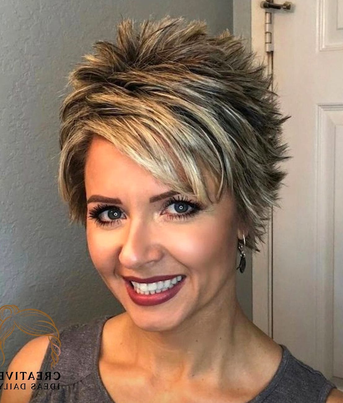 Choppy Spiked Bob