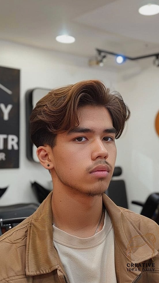 27 Long Hair Men Style Ideas That Every Stylist Needs to See 1 Classic Middle-Part Waves