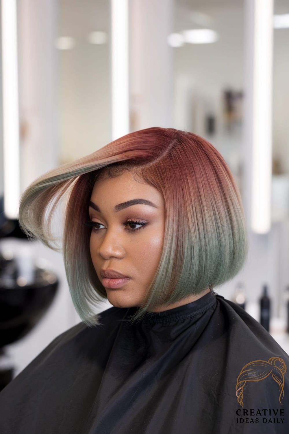 Coloring Techniques for Black Hair Bobs