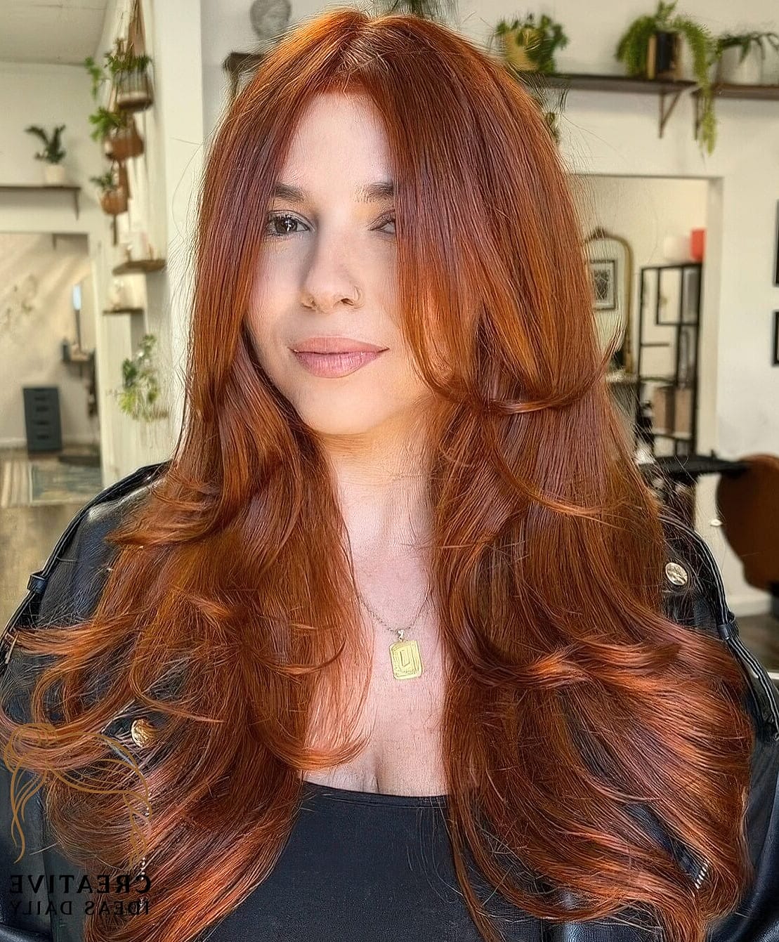 Copper Red Butterfly with Warm Dimension