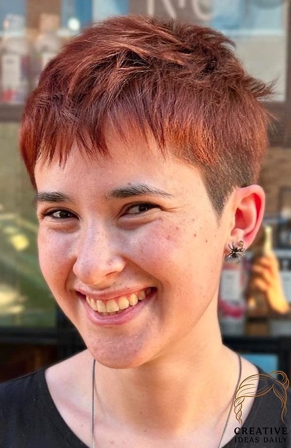22 Pixie Cut Black Women Ideas Worth Bookmarking Right Now 9 Copper Red Pixie