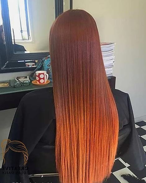 Copper Straight Hair