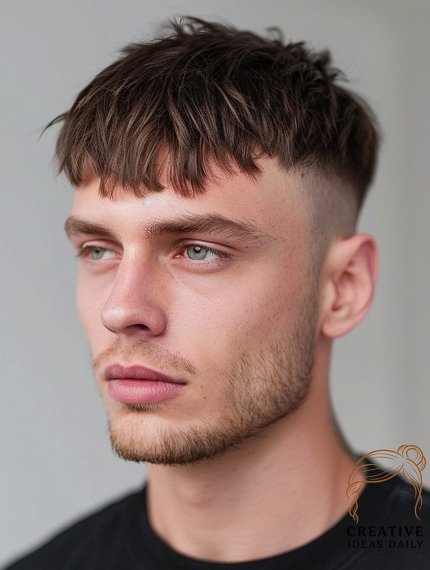 21 Short Hair Men Ideas That Are Trending Right Now 20 Crop with Fringe