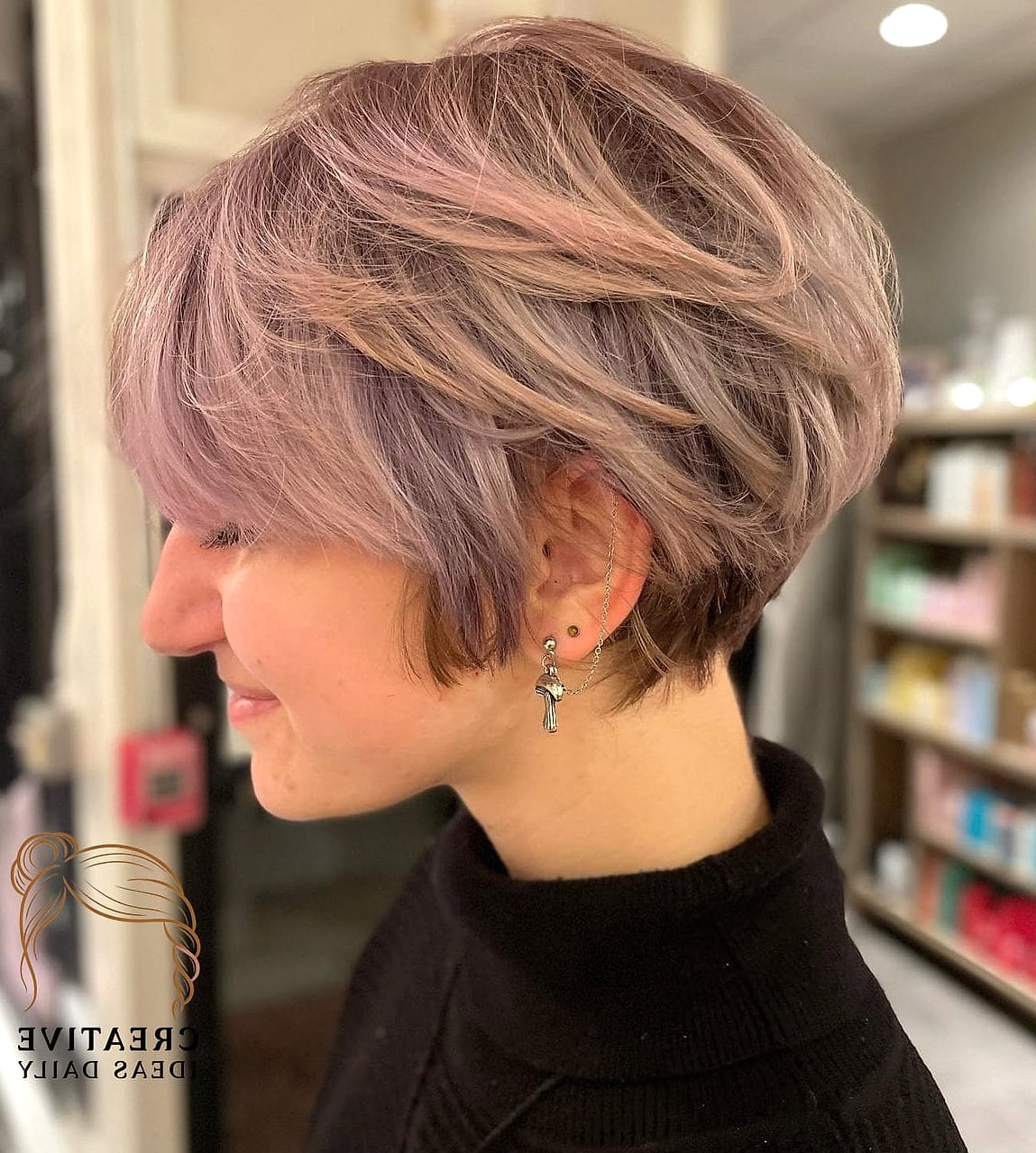 Cropped Bixie with Highlights