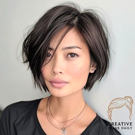 21 Asian Short Hair Ideas That Are Trending Right Now 16 Cropped Bixie