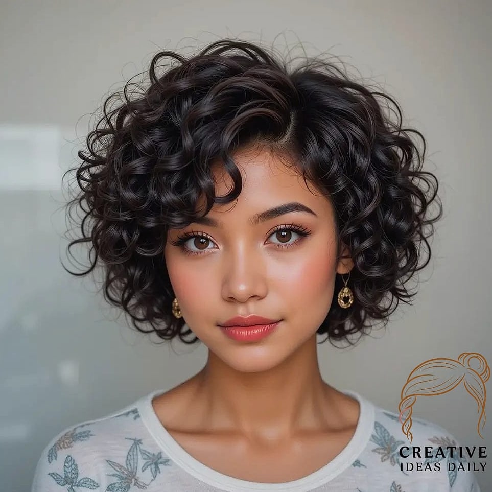 Cropped Curly Fro