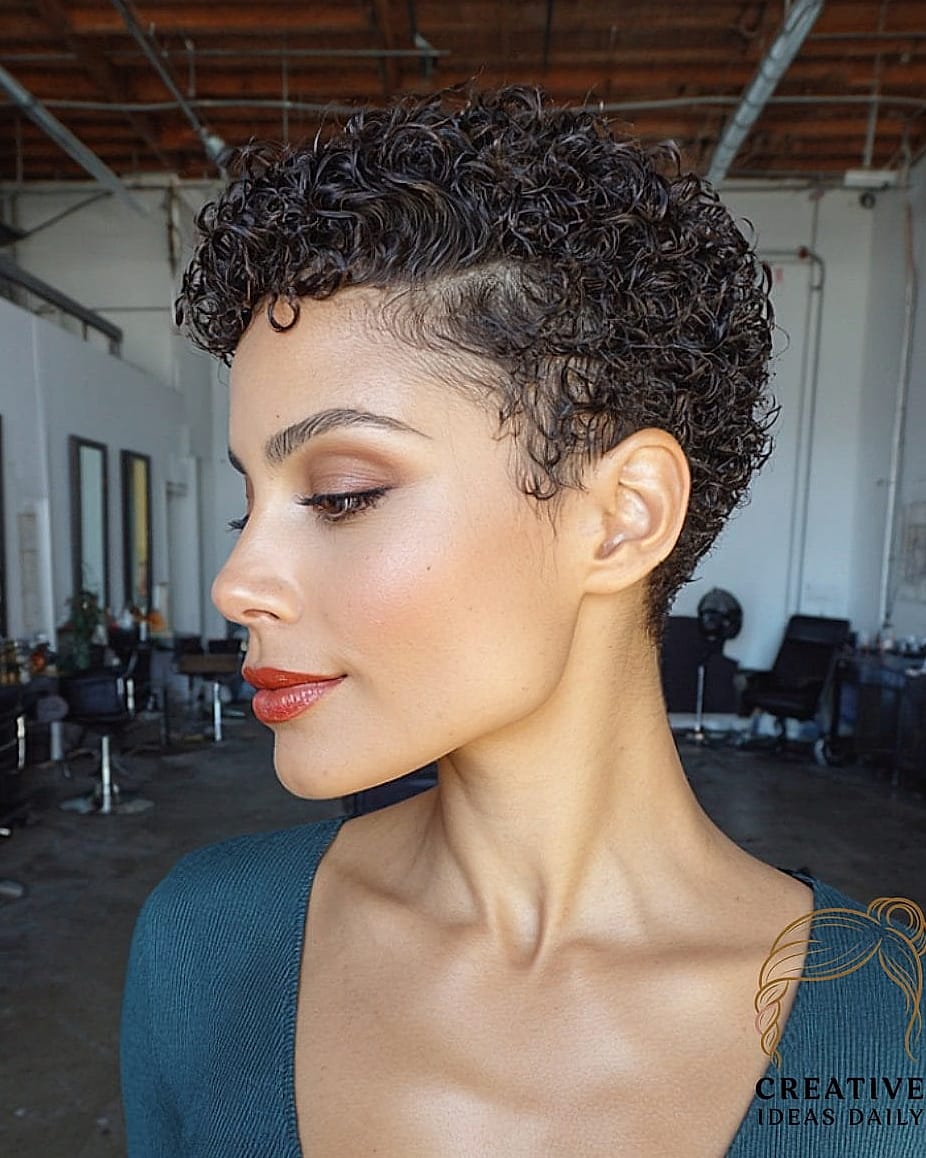 Cropped Curly Fro