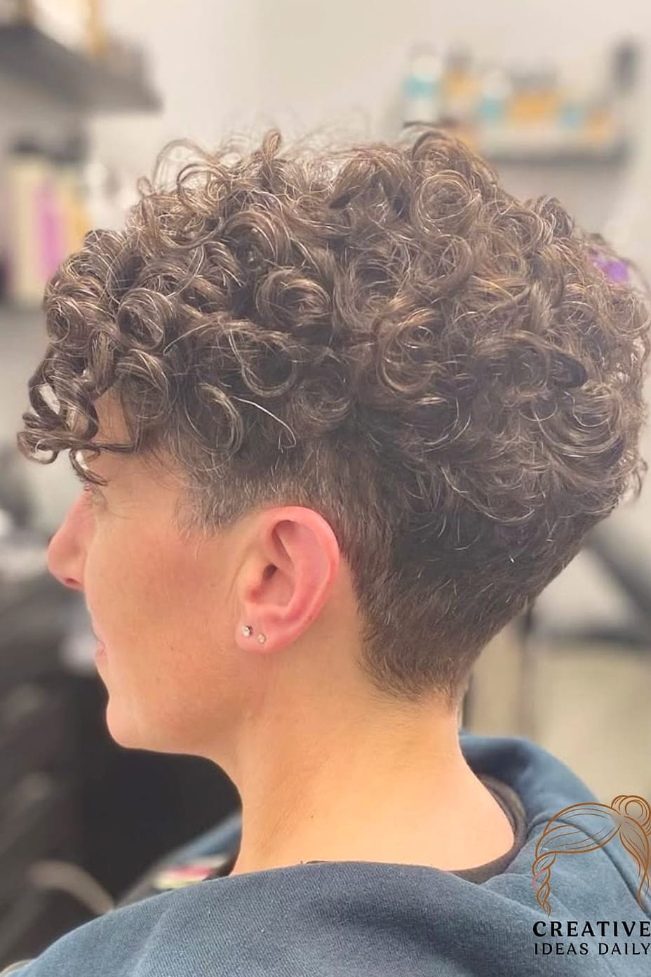Cropped Curly Pixie