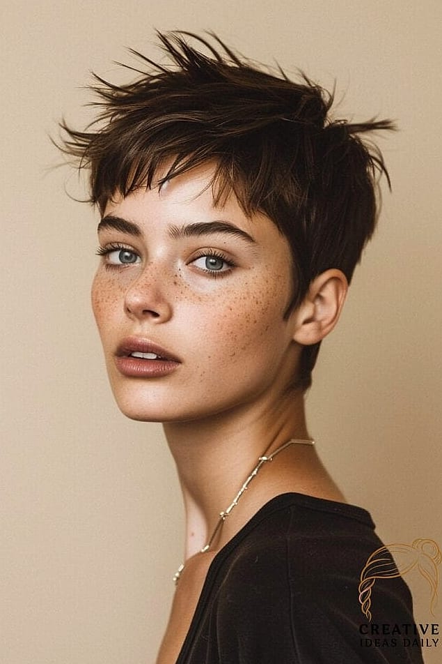Cropped Pixie With Undercut