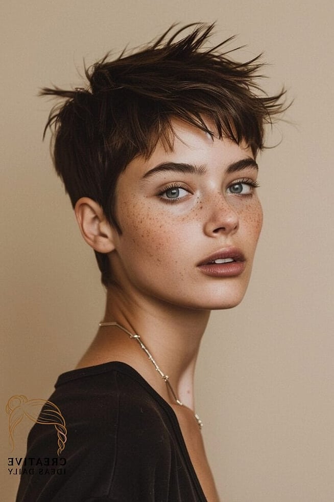 Cropped Pixie with Undercut