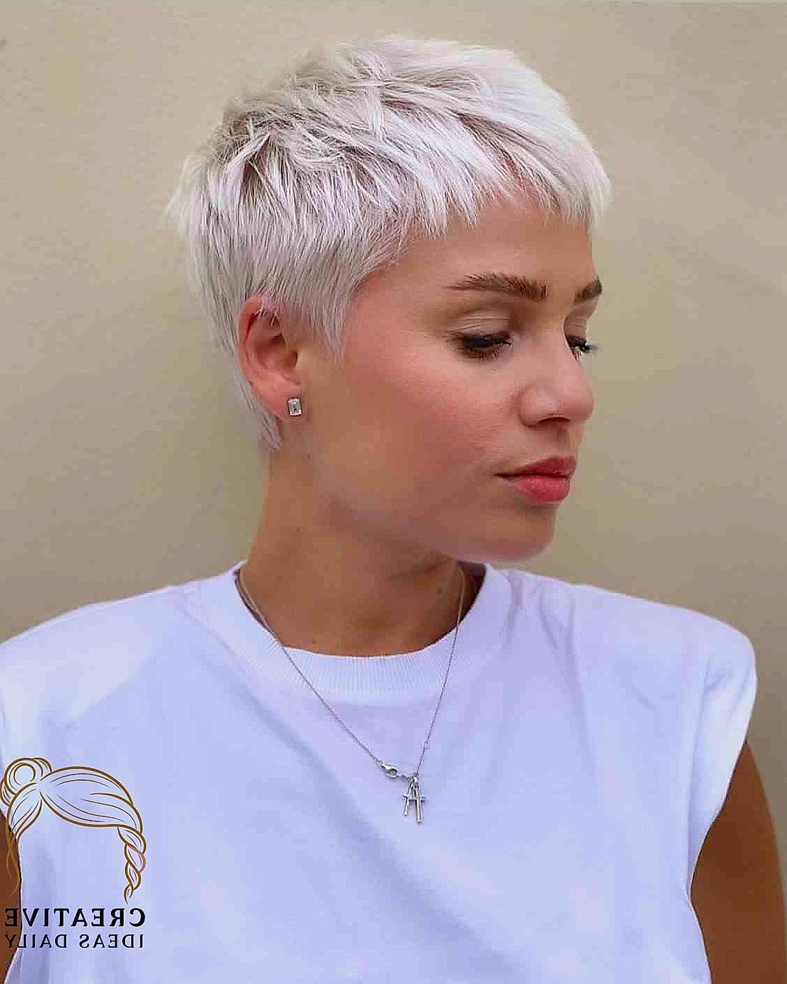 Cropped Pixie with Bold Undercut Design